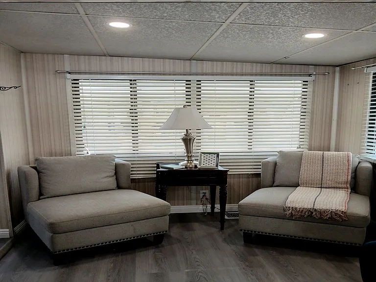 reading space in living room