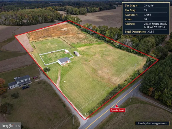 26085 Sparta Rd, Milford, VA 22514