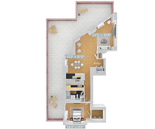Floor plan A4-1095