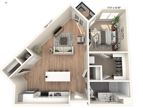 Floor plan A3