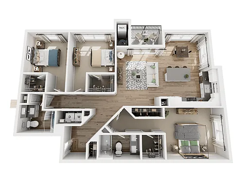 Floor plan The Harborlight