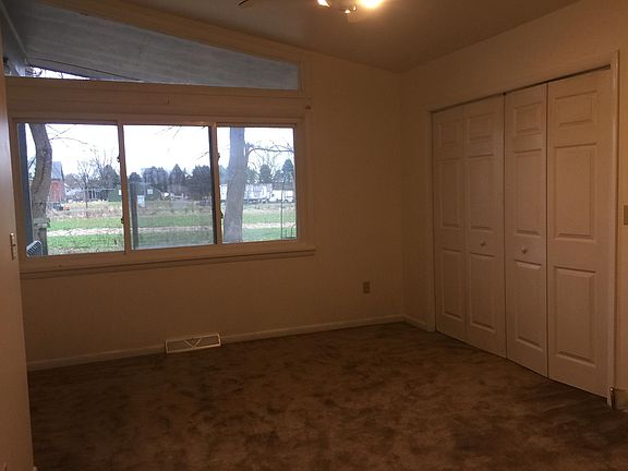 Bedroom with large walk-in closet