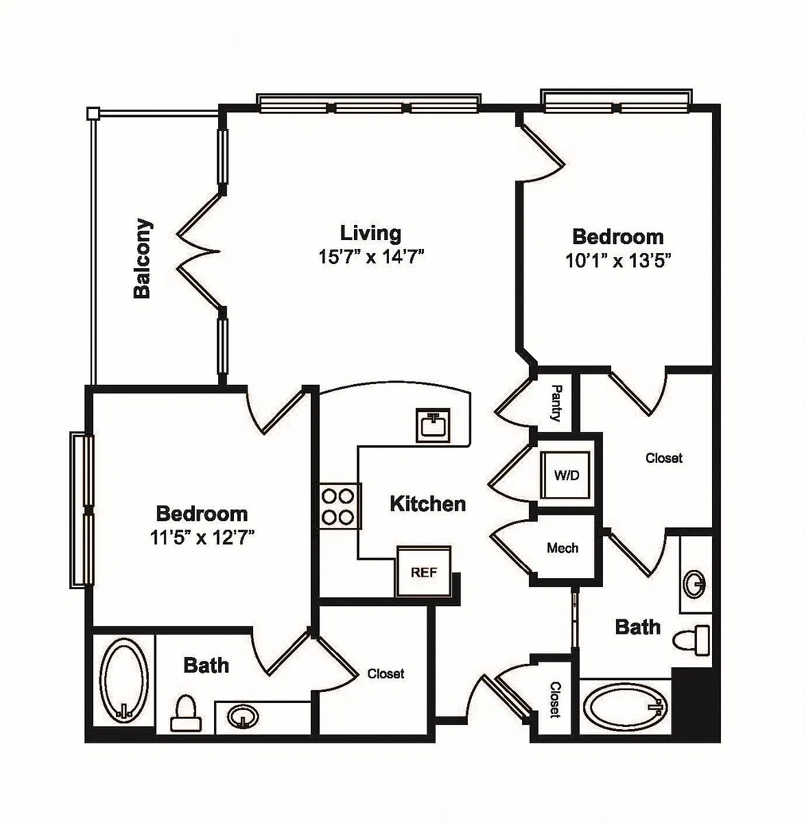 Floor plan B2