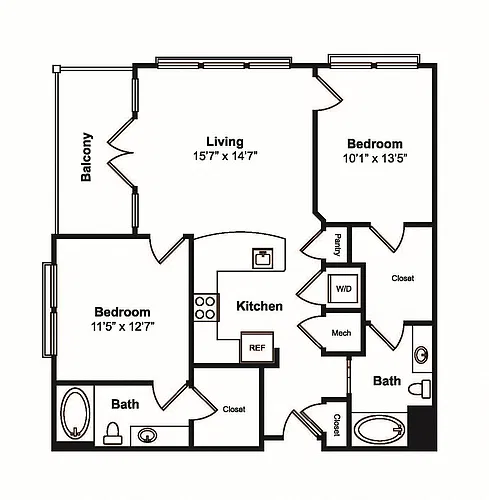 Floor plan B2