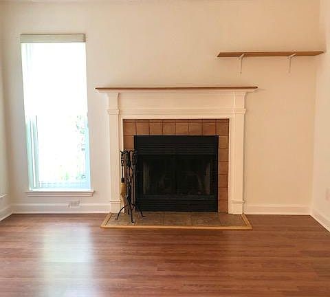 Living room fire place