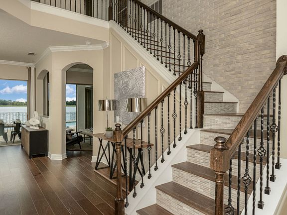 The Siena, a new construction home, offers a grand entry
