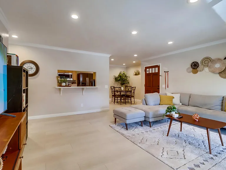 Everyone has a cozy spot to lounge on the expansive sofa beds & couches