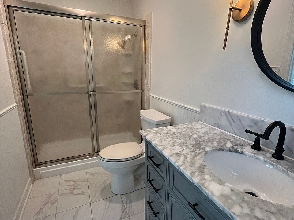 Master bathroom with shower