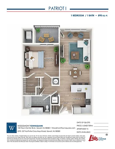 Floor plan Patriot I
