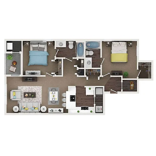 Floor plan C/2p