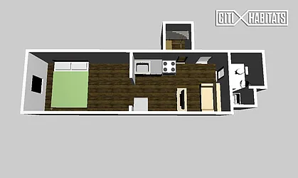 Rented by Citi Habitats