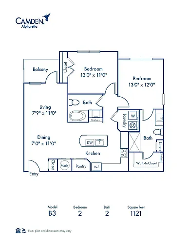 Floor plan B3