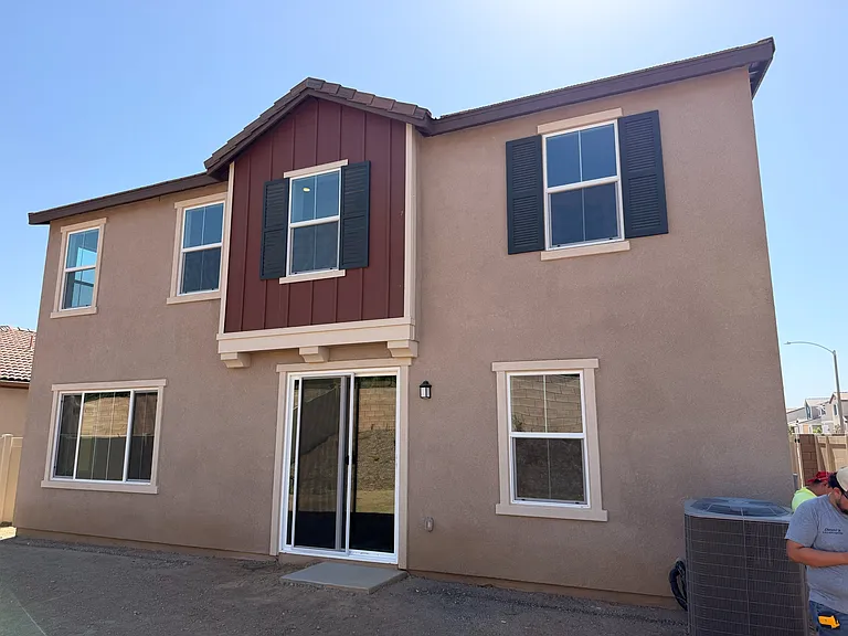 Rear of house