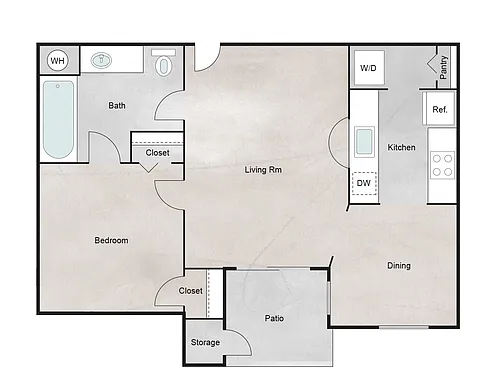 Floor plan Belgrave (Plan B)
