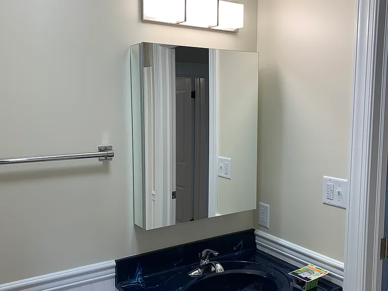 First floor full bathroom