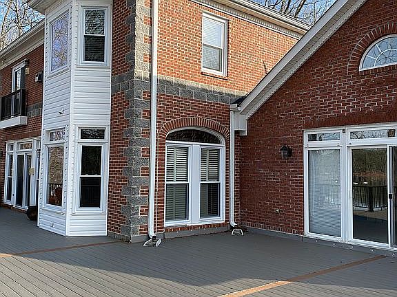 Exterior deck side