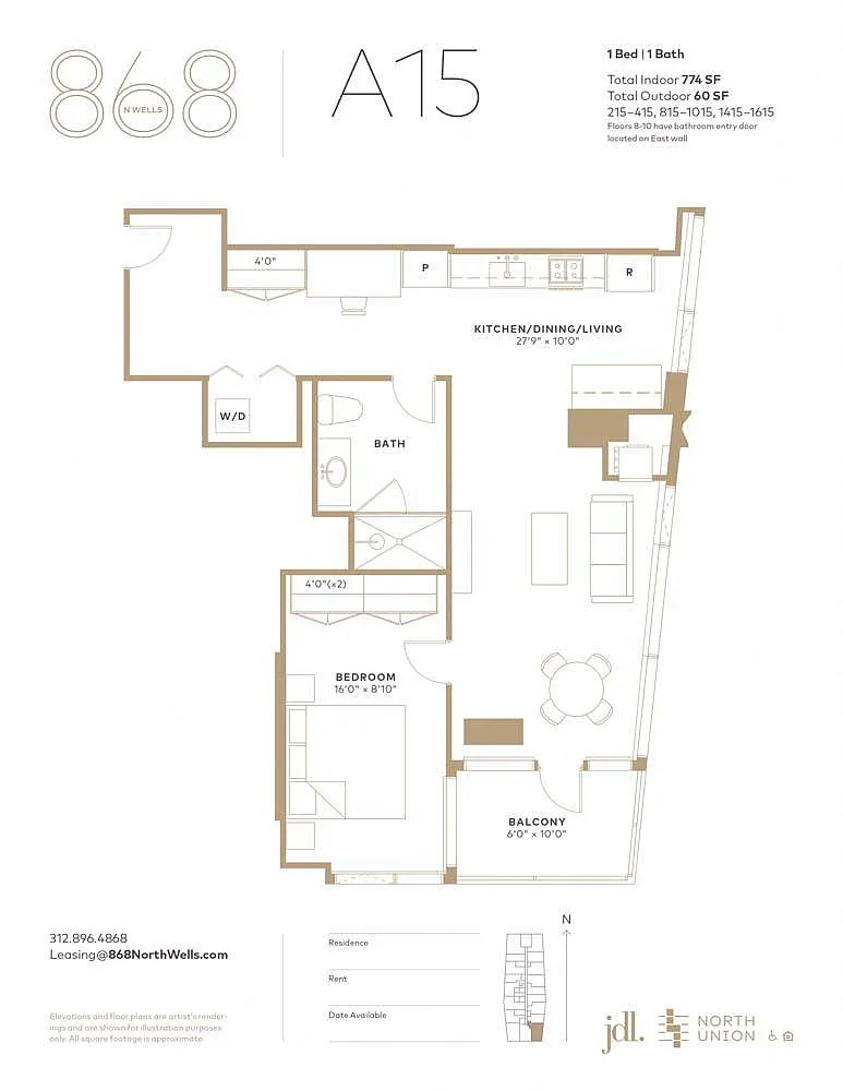 Floor plan A15