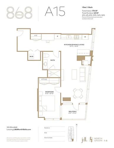 Floor plan A15