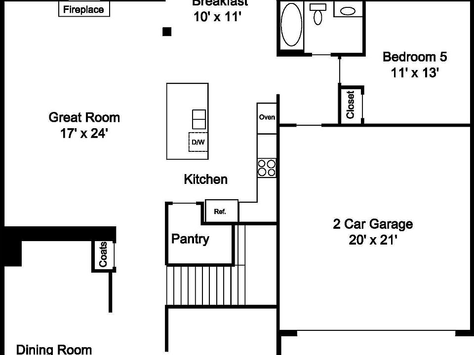 Main Level Floorplan