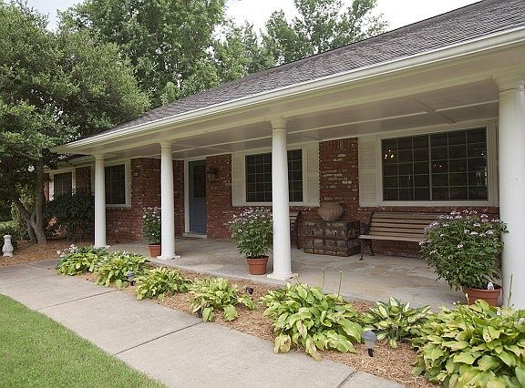 Charming porch welcomes you home