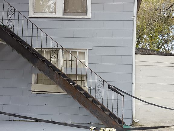 Just painted lower walkway