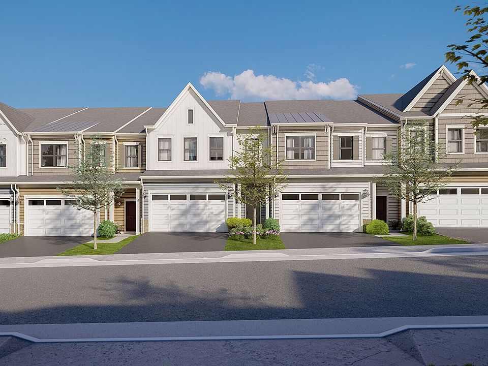 A street view within Cadence at Lansdowne by Brookfield Residential in Loudoun County VA