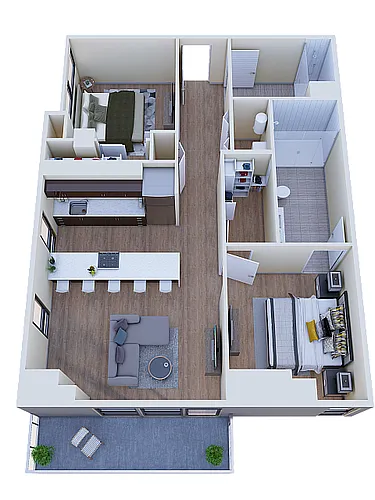 Floor plan B3