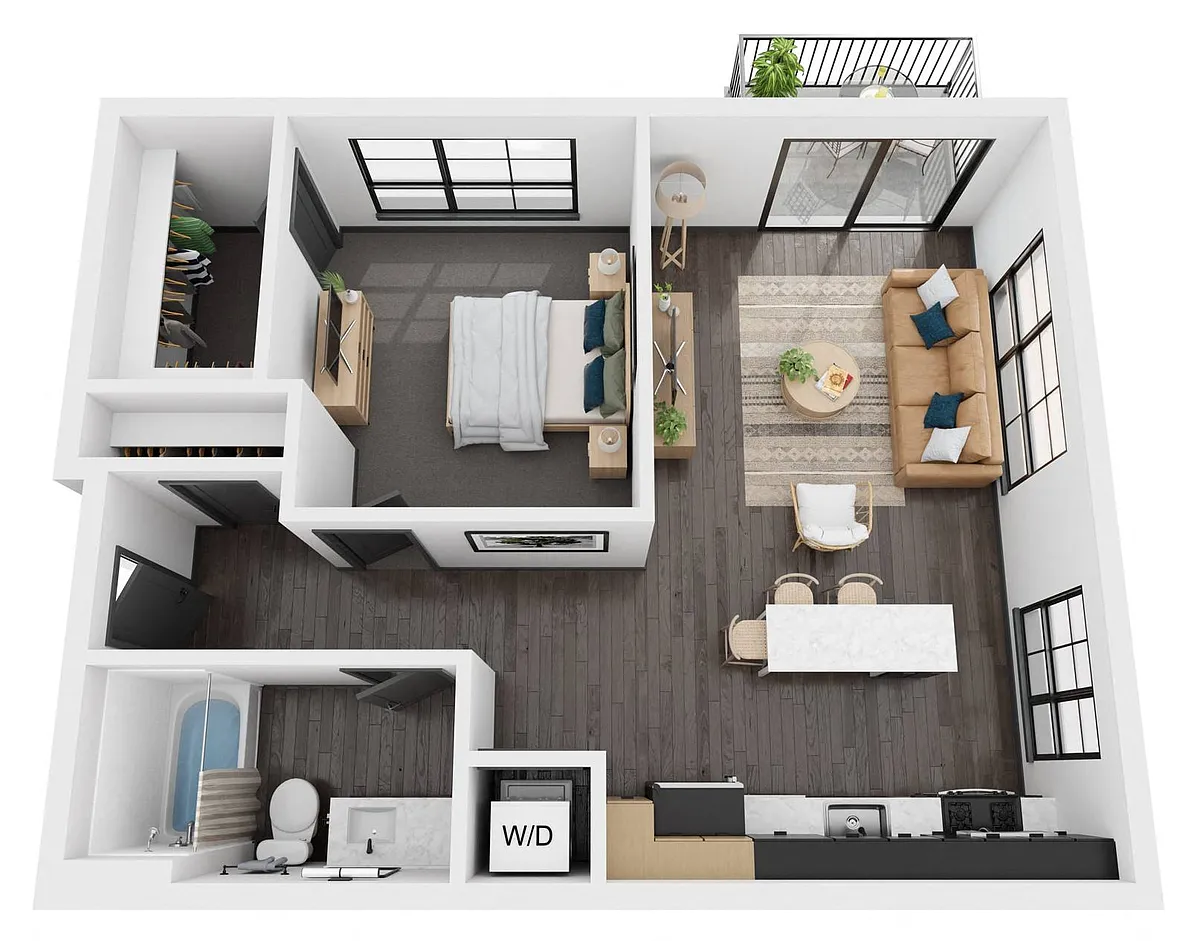 Floor plan Pine3 / 736