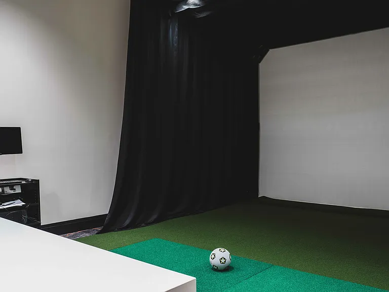 Virtual simulation game room.