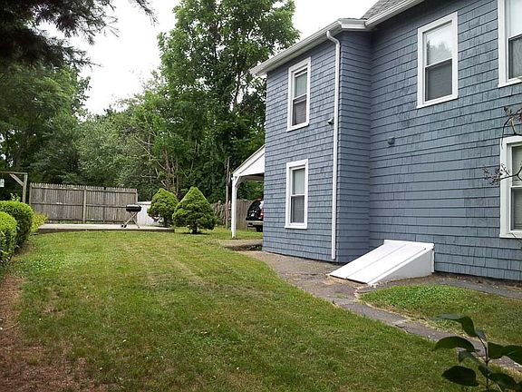 Side yard as seen from road