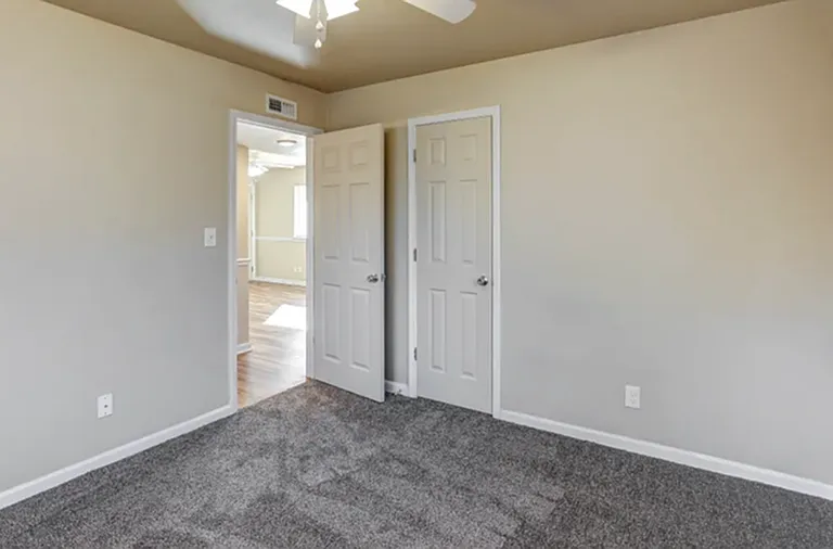 Large Bedroom and Closet Large Bedroom and Closet