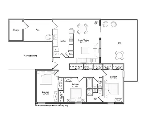 Floor plan Magnolia (with Renovated)
