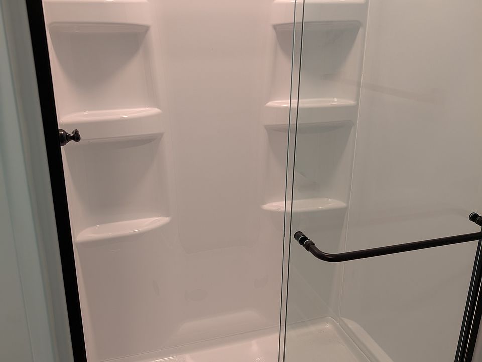 glass door shower