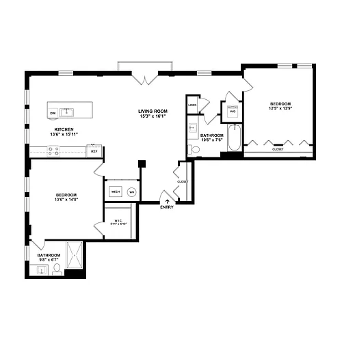 Floor plan 2C