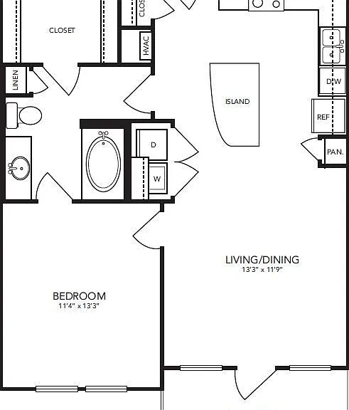 Landmark On Lovers - A4 - 1 Beds - 1 Baths - 745 Sq. ft.