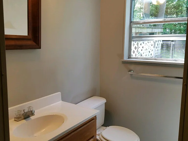 Full bath on first floor (shower only)