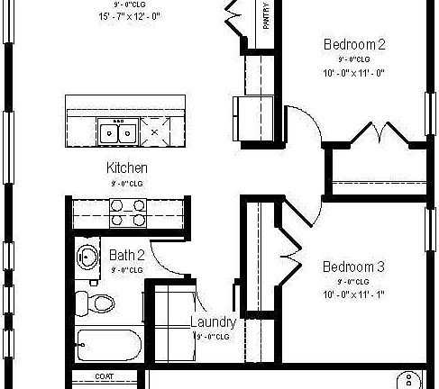 Live Oak floor plan 1524