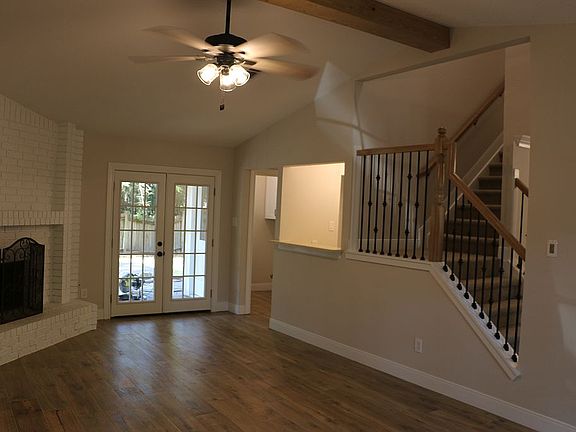 Living room with wet bar