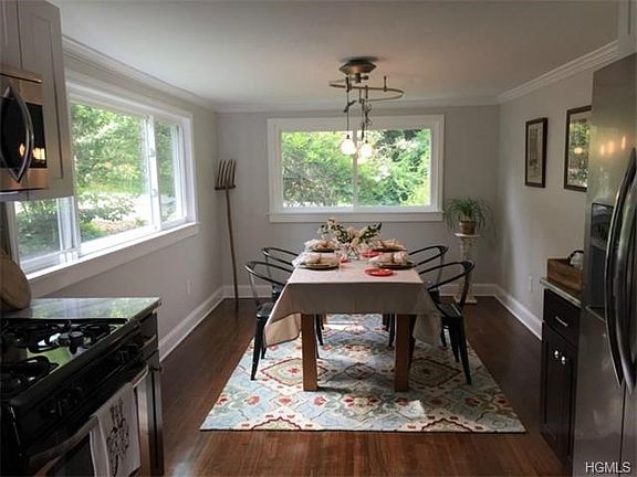 Large sunny dining area off kitchen