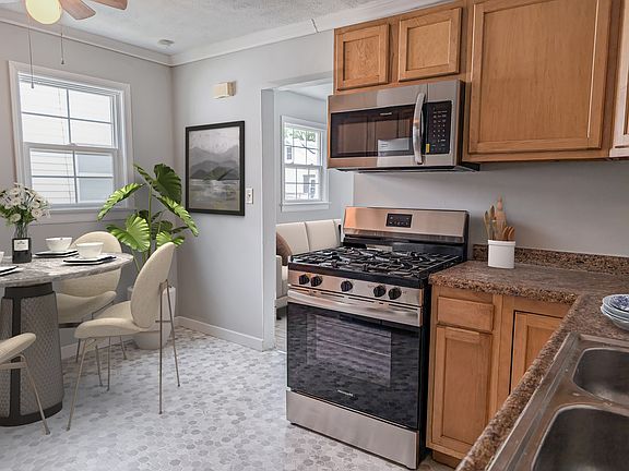 Brand new stainless steel appliances