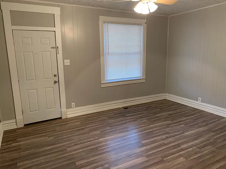 Decorative entry in living room