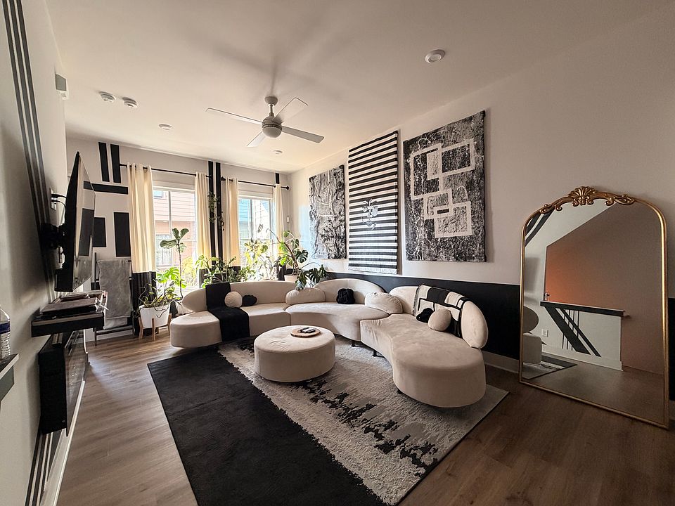 Living Room, Mirror and Sectional not included.