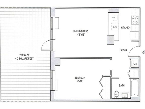 2nd image of 81 Fleet Pl APT 3T