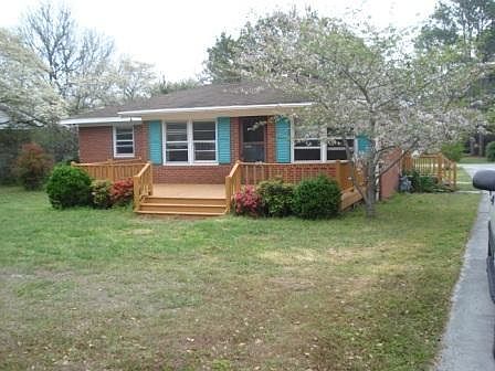 Back Deck with Door to 2nd Br/Family Rm