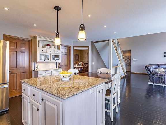 Kitchen Island with Storage & Granite Counter top