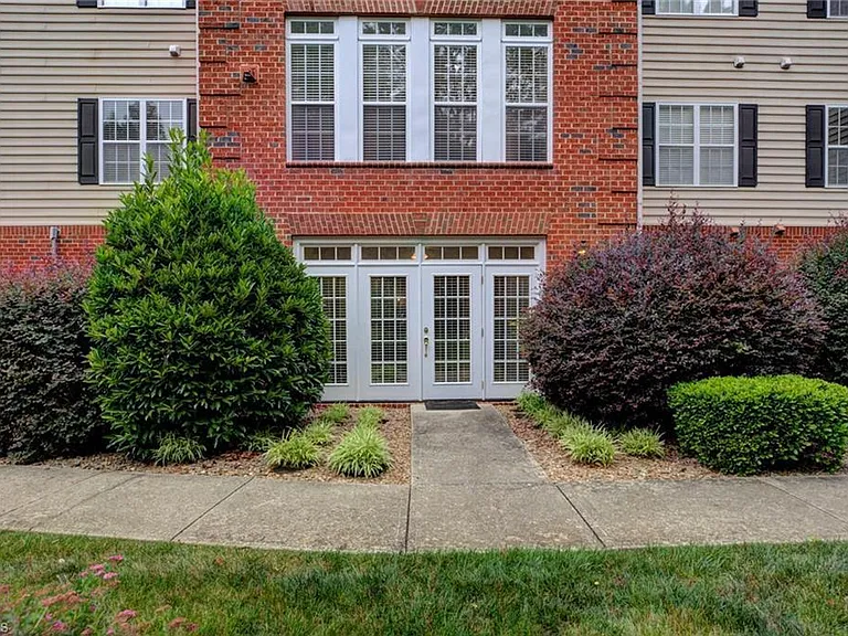 View of back entry, bottom floor