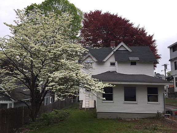 Rear and Dogwood tree