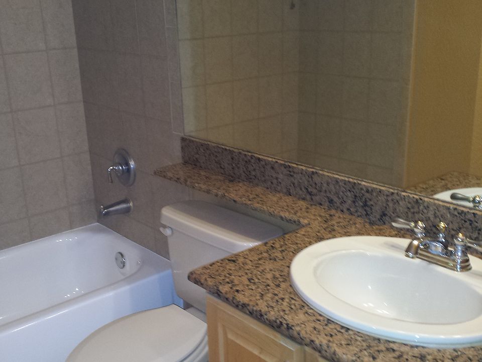 Newly refinished tub