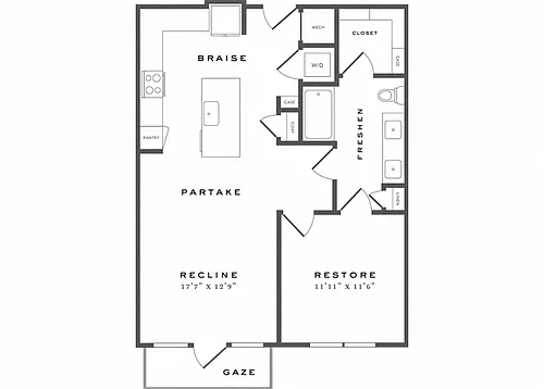 Floor plan A5.b