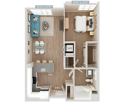 Floor plan A4U-747